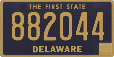 DE license plate 882044