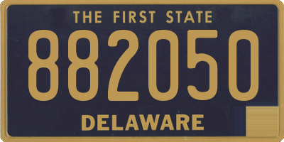 DE license plate 882050