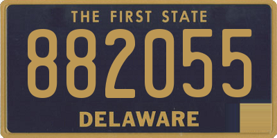 DE license plate 882055
