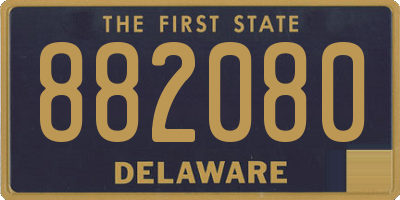 DE license plate 882080