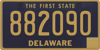 DE license plate 882090