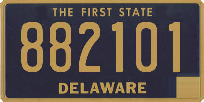 DE license plate 882101