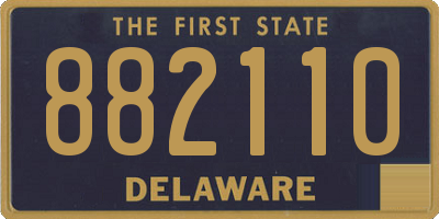 DE license plate 882110