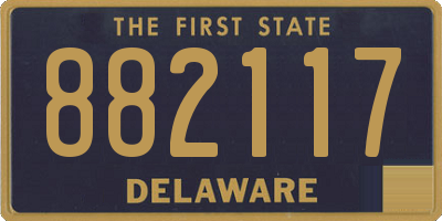 DE license plate 882117
