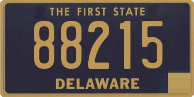 DE license plate 88215