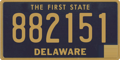 DE license plate 882151