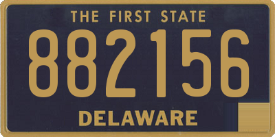 DE license plate 882156