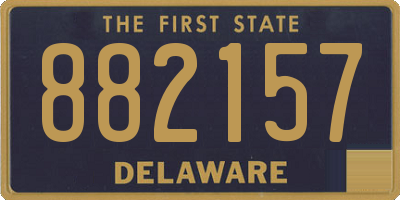 DE license plate 882157