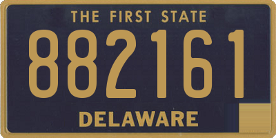 DE license plate 882161