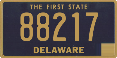 DE license plate 88217