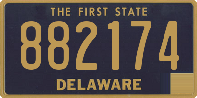 DE license plate 882174
