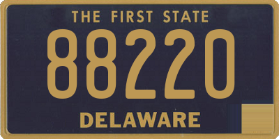 DE license plate 88220