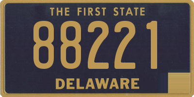 DE license plate 88221