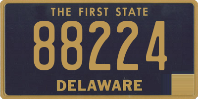 DE license plate 88224