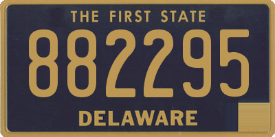 DE license plate 882295