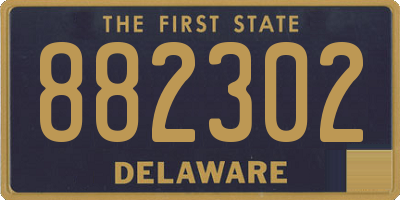 DE license plate 882302