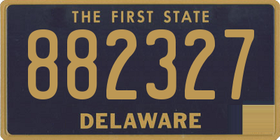 DE license plate 882327