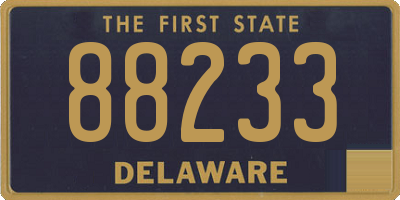 DE license plate 88233