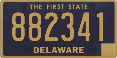 DE license plate 882341