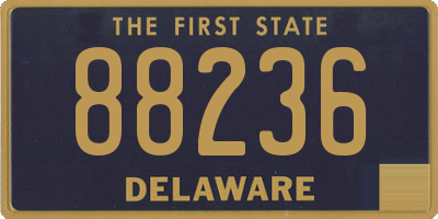 DE license plate 88236