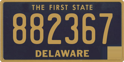 DE license plate 882367