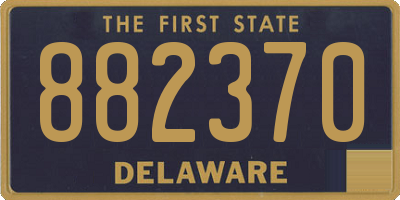 DE license plate 882370