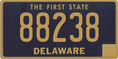 DE license plate 88238