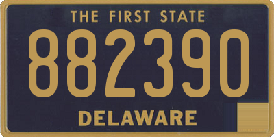 DE license plate 882390
