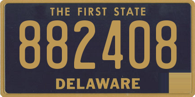 DE license plate 882408