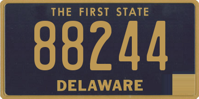 DE license plate 88244