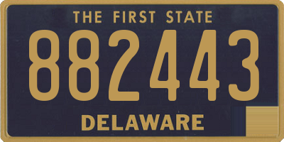 DE license plate 882443