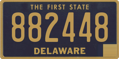 DE license plate 882448