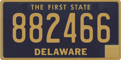DE license plate 882466