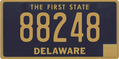 DE license plate 88248