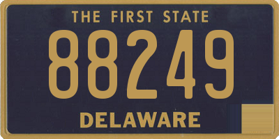 DE license plate 88249