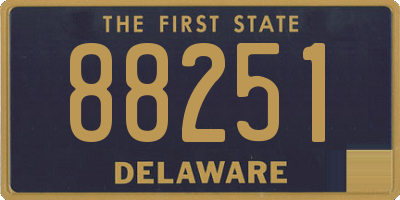 DE license plate 88251