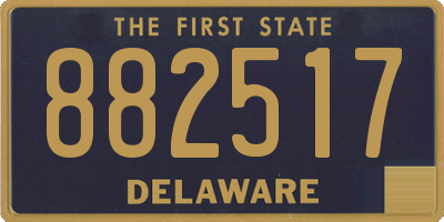 DE license plate 882517