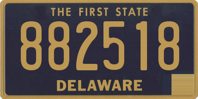 DE license plate 882518