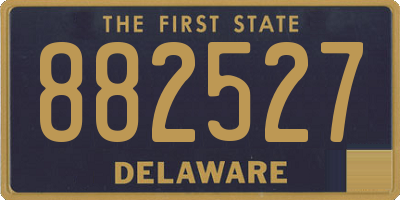 DE license plate 882527
