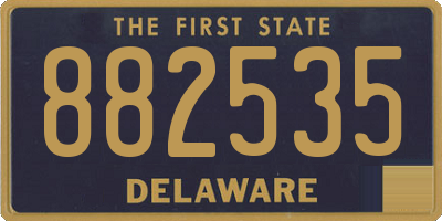 DE license plate 882535