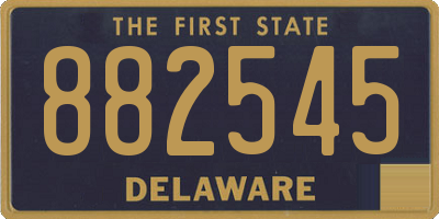 DE license plate 882545