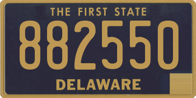 DE license plate 882550