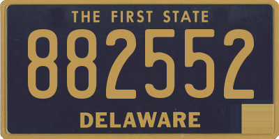 DE license plate 882552