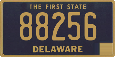 DE license plate 88256