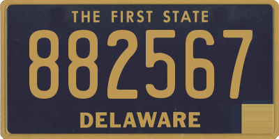 DE license plate 882567