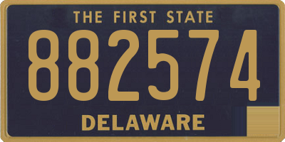 DE license plate 882574