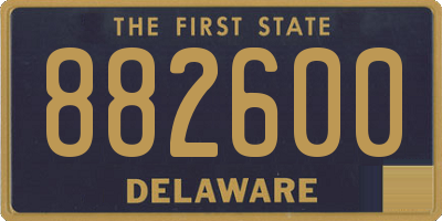 DE license plate 882600