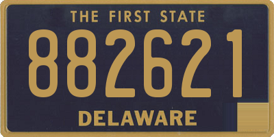 DE license plate 882621