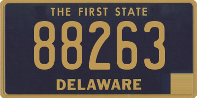 DE license plate 88263