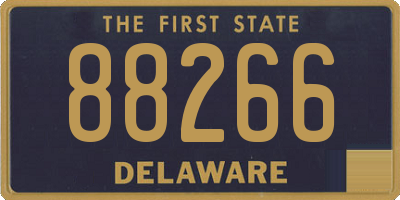 DE license plate 88266
